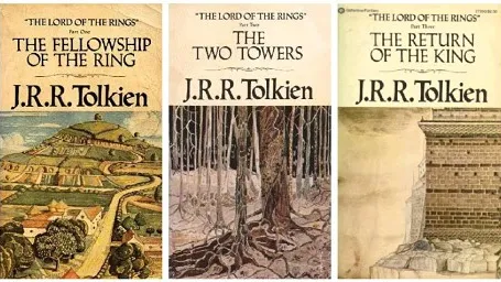 The Lord of the Rings by J.R.R. Tolkien trilogy