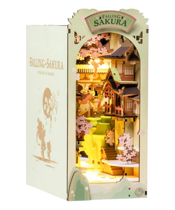 Rolife DIY Falling Sakura Book Nook Kit